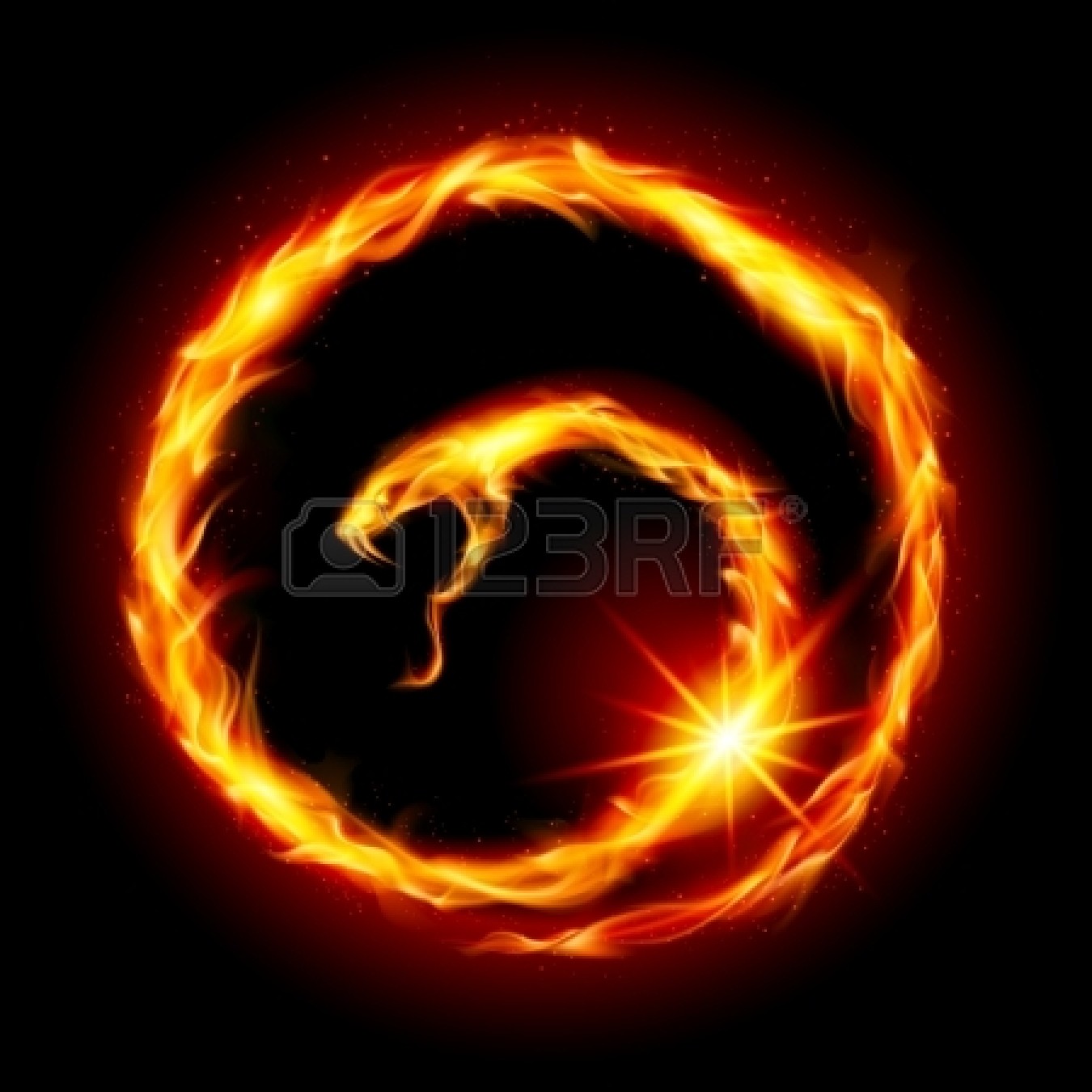 16976793-abstract-spiral-snake-illustration-on-black-background.