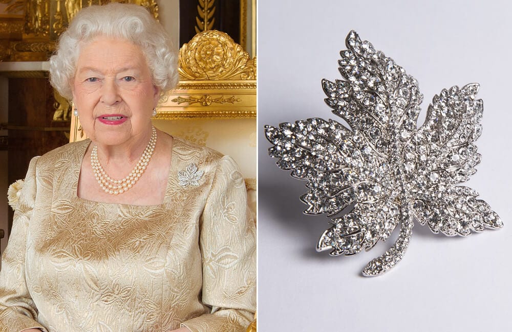 Article-Images-RoyalJewels-The-Maple-Leaf-Brooch-Queen-Elizabeth.