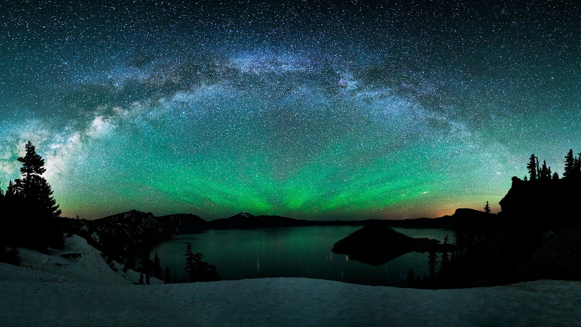 Aurora and Milkyway Lake.