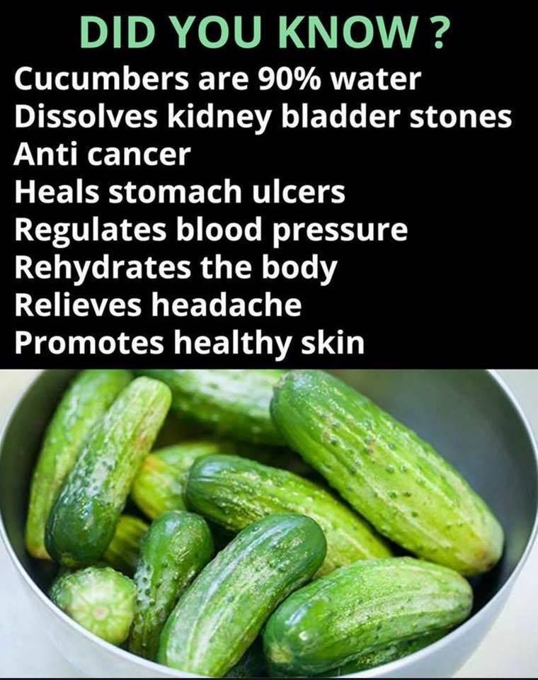 cucumbers.