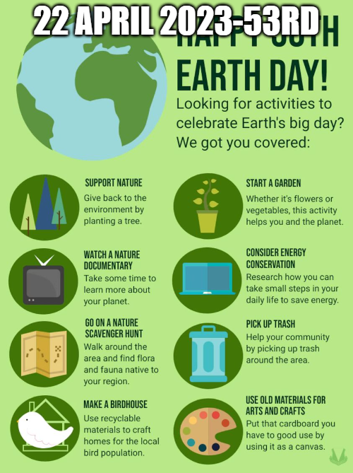 EARTHDAY2023THE53RD.