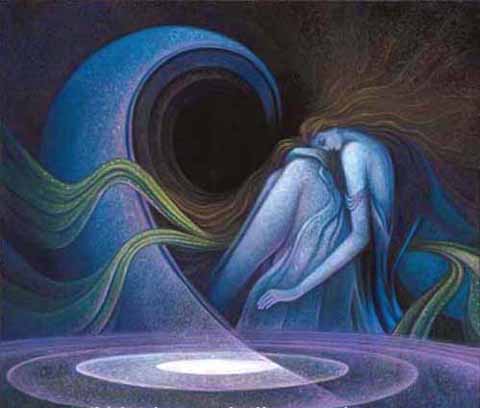 fibonXwomanbluegeometry.