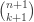 latex.php?latex=%7B%7Bn%2B1%7D+%5Cchoose+%7Bk%2B1%7D%7D&bg=ffffff&fg=333333&s=0.