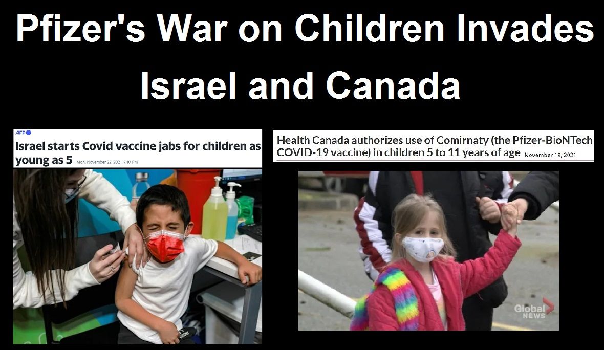 Pfizer-war-on-children-israel-canada.