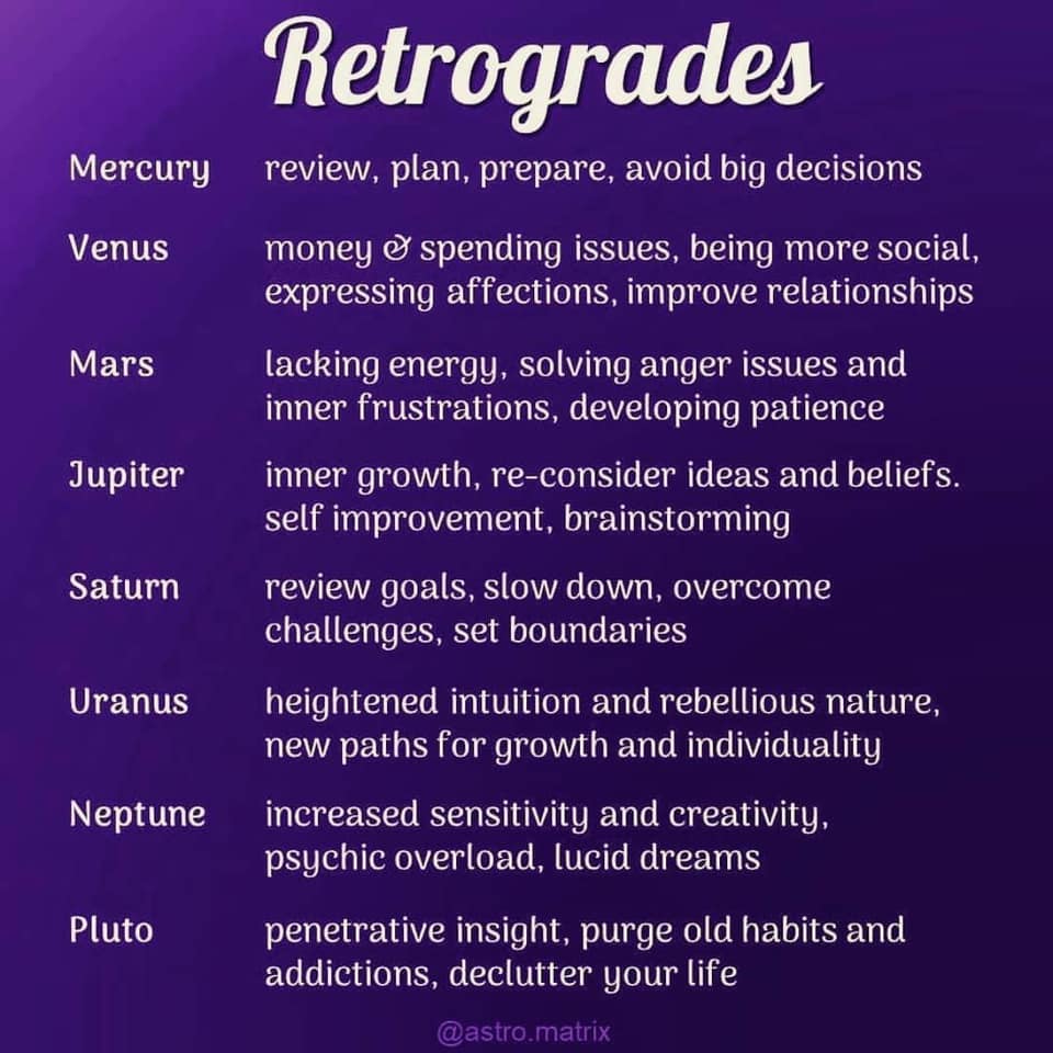 retrogrades.