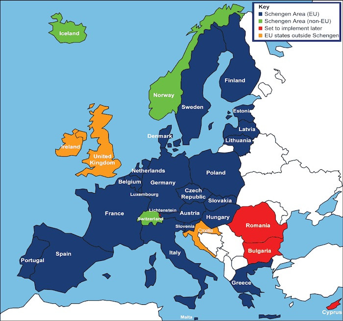 Schengen-Map.